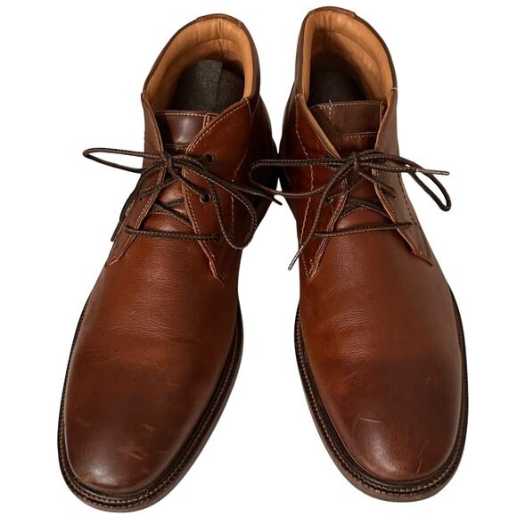 Johnston & Murphy Other - Johnston & Murphy Lace-Up Brown Leather Ankle Boots Mens Sz. 10.5M (20-8926)